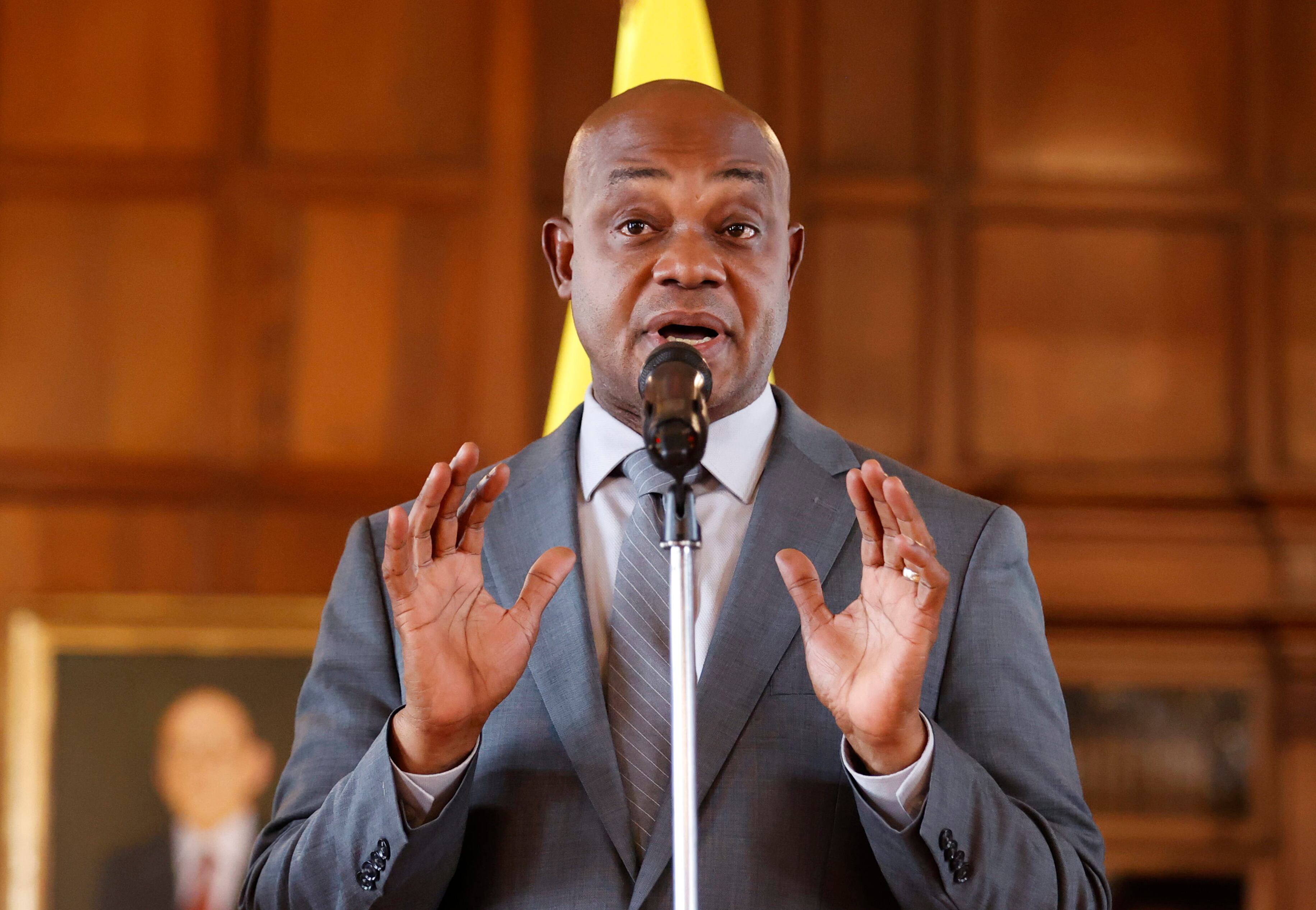 El canciller Luis Gilberto Murillo habló de posibles asilos políticos en Colomba - crédito Mauricio Dueñas Castañeda/X