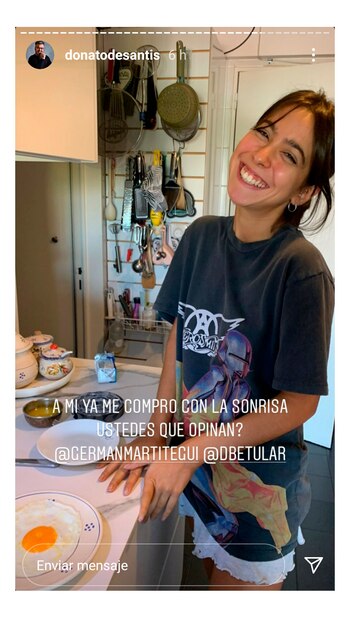 Francesa de Santis con su