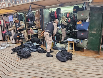 Megaoperativo en el Paseo Bristol de Mar del Plata