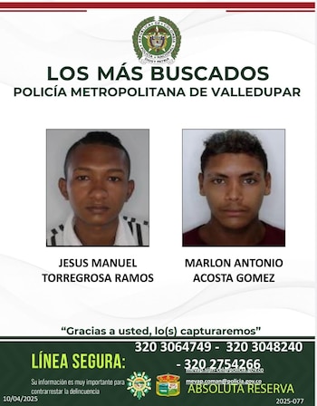 Dos hombres siguen prófugos tras