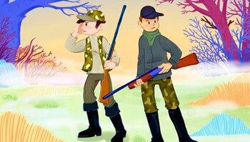 ¿Puedes ayudar a los cazadores