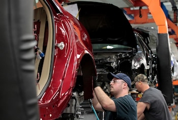 Trabajadores de una cadena de