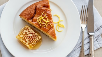 Receta de tarta griega Melópita,