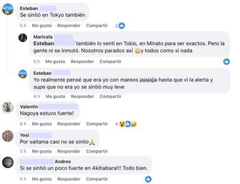 Grupo de Facebook llamado Mexicanos en Japón