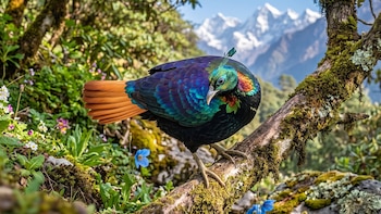 La estrategia secreta de un ave del Himalaya para que su canto le gane al bullicio de los turistas
