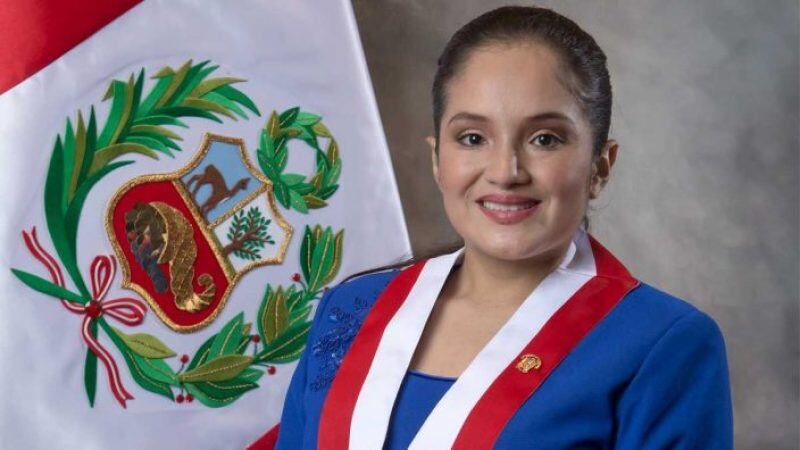 Elva Edith Julón, la parlamentaria investigada por el presunto delito de lavado de activos.