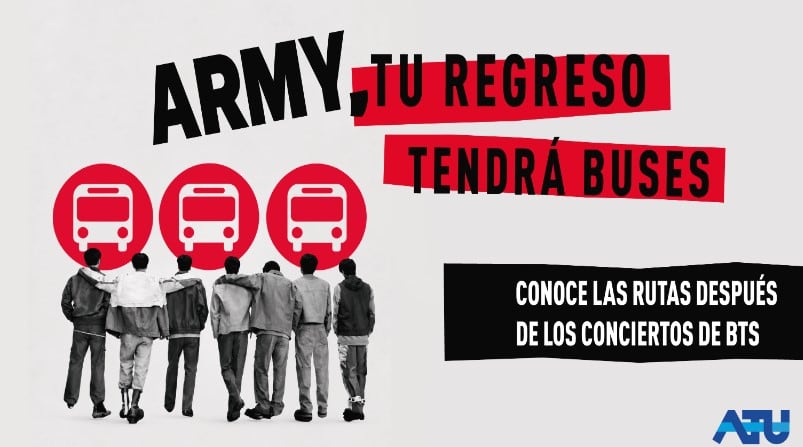 La Autoridad de Transporte Urbano para Lima y Callao coordinará con la Policía Nacional la salida ordenada de los buses para facilitar el retorno seguro de los asistentes y sus familiares - Créditos: ATU.