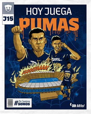 Pumas, sin su jugador estrella