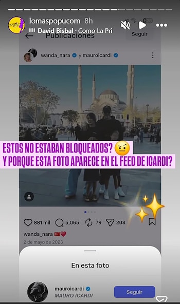 Una foto familiar de Mauro