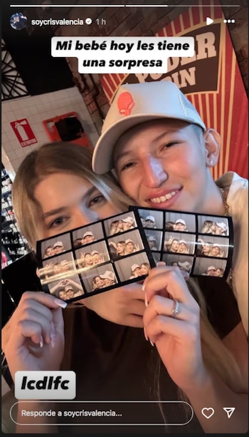 Novia de Cris Valencia entró