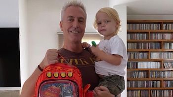 Marley y Mirko camino al