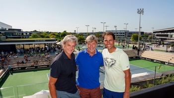 Rafa Nadal presencia la jornada de octavos de final del VIII Rafa Nadal Open by Movistar