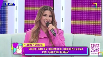 Yahaira Plasencia tuvo curiosa reacción