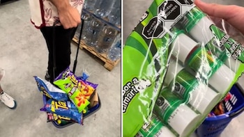 Aprovechó a comprar comida chatarra