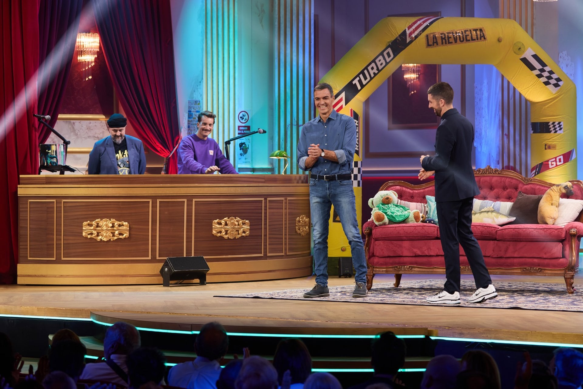 'La Revuelta' con Sánchez: 33,9% de share y 4,3 millones de espectadores, programa de entretenimiento más visto del año