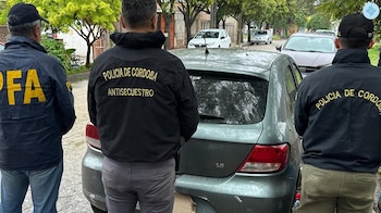 El vehículo que el secuestrador