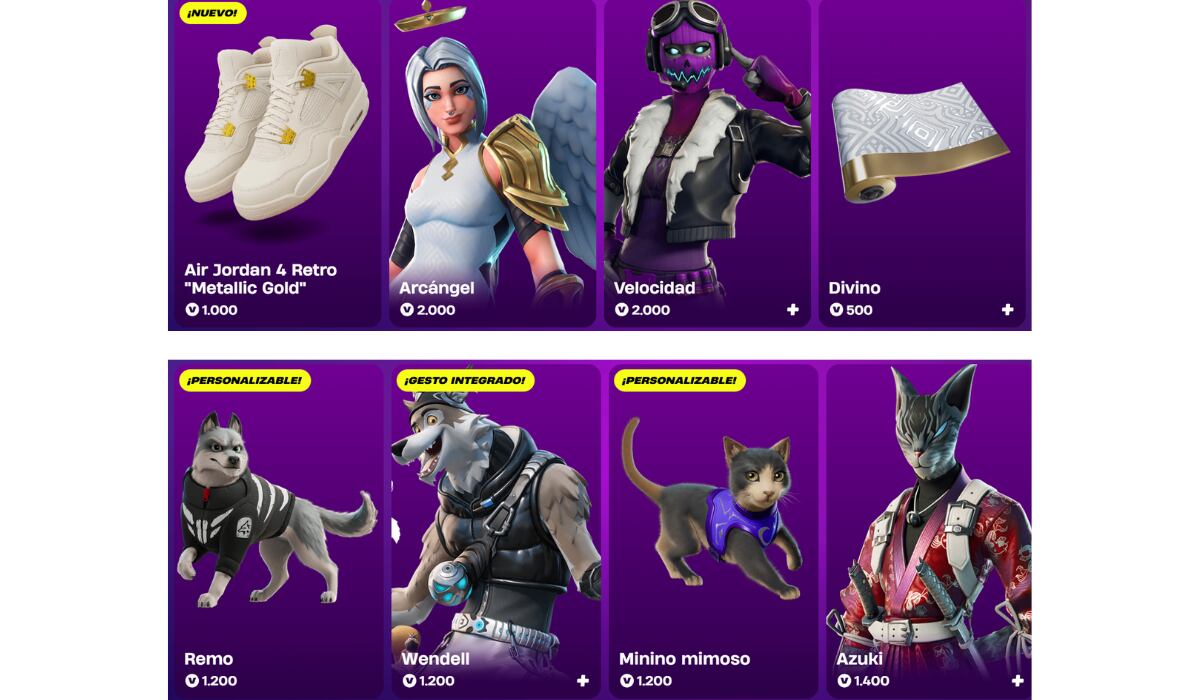 Los paVos de Fortnite funcionan para comprar artículos dentro del juego. (Fortnite)