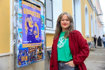 La candidata de Podemos a