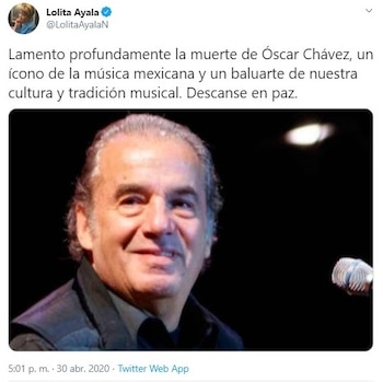 La presentadora de noticias se