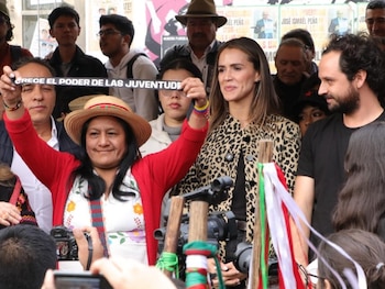 La congresista María Fernanda Carrascal y organizaciones sociales organizaron el 'Encuentro de Juventudes' sin autorización de la Universidad Nacional - crédito @nodo.bogotaprimero/Instagram