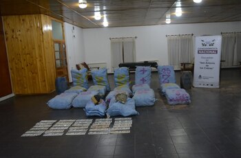 Además del estupefaciente, se halló