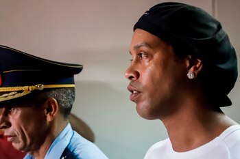 El ex futbolista brasileño Ronaldinho