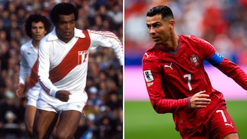 Teófilo Cubillas y Cristiano Ronaldo tienen 10 goles en la historia de los Mundiales. - Crédito: Difusión