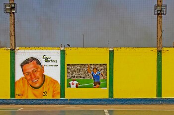 Un mural del gol de