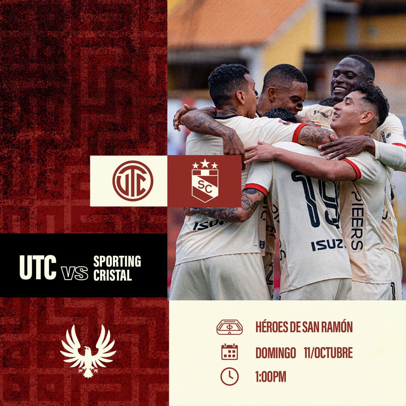 Sporting Cristal visitará a UTC en Cajamarca.