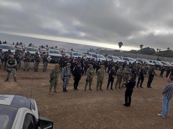 Despliegan más de mil elementos policiales para encontrar a empresario secuestrado en parque turístico de Baja California. FGR