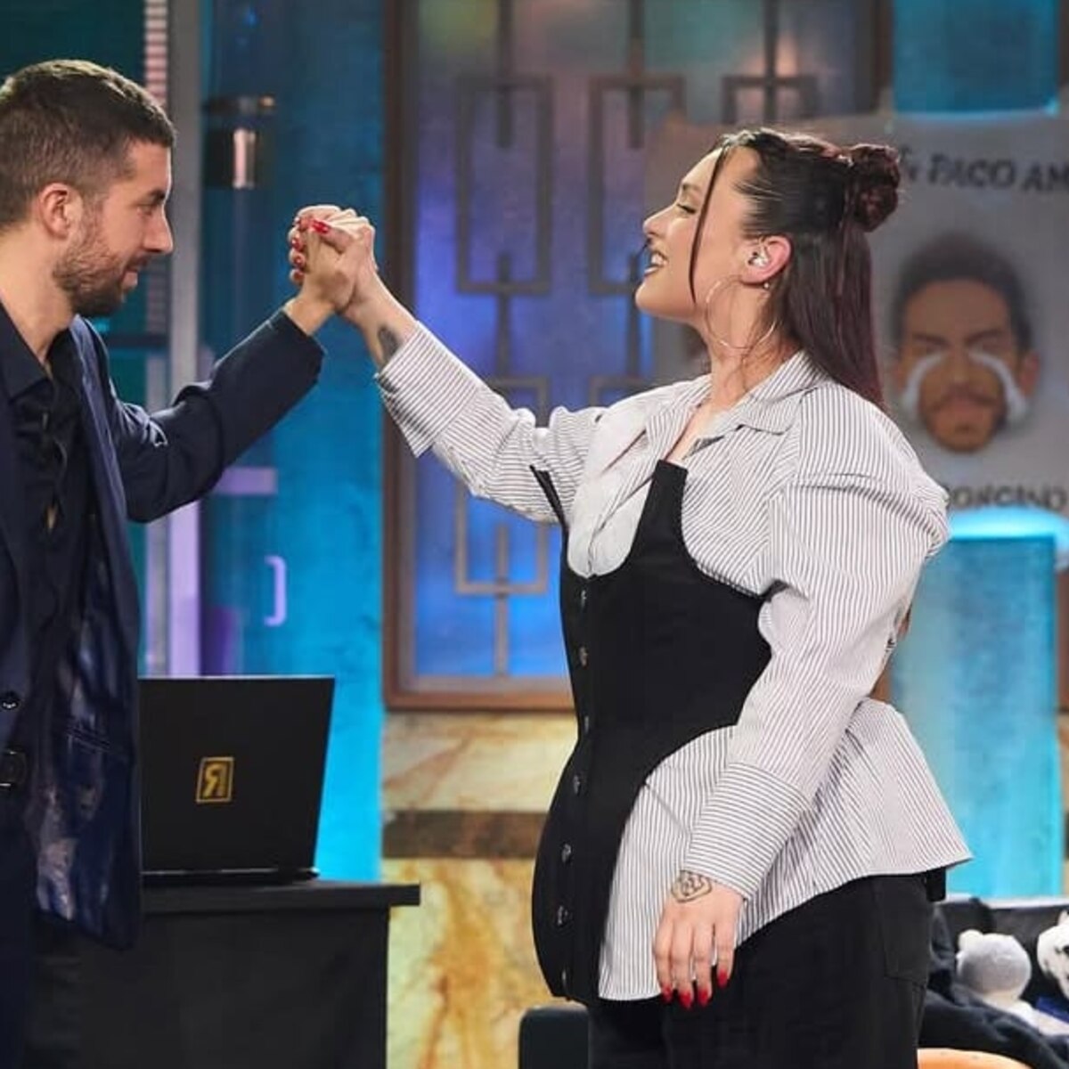 Lia Kali confiesa en 'La Revuelta' cuál fue el gesto que Pablo Motos tuvo con ella en 'El Hormiguero': “Vino a saludarme antes de la entrevista y me tranquilizó, tú no” -