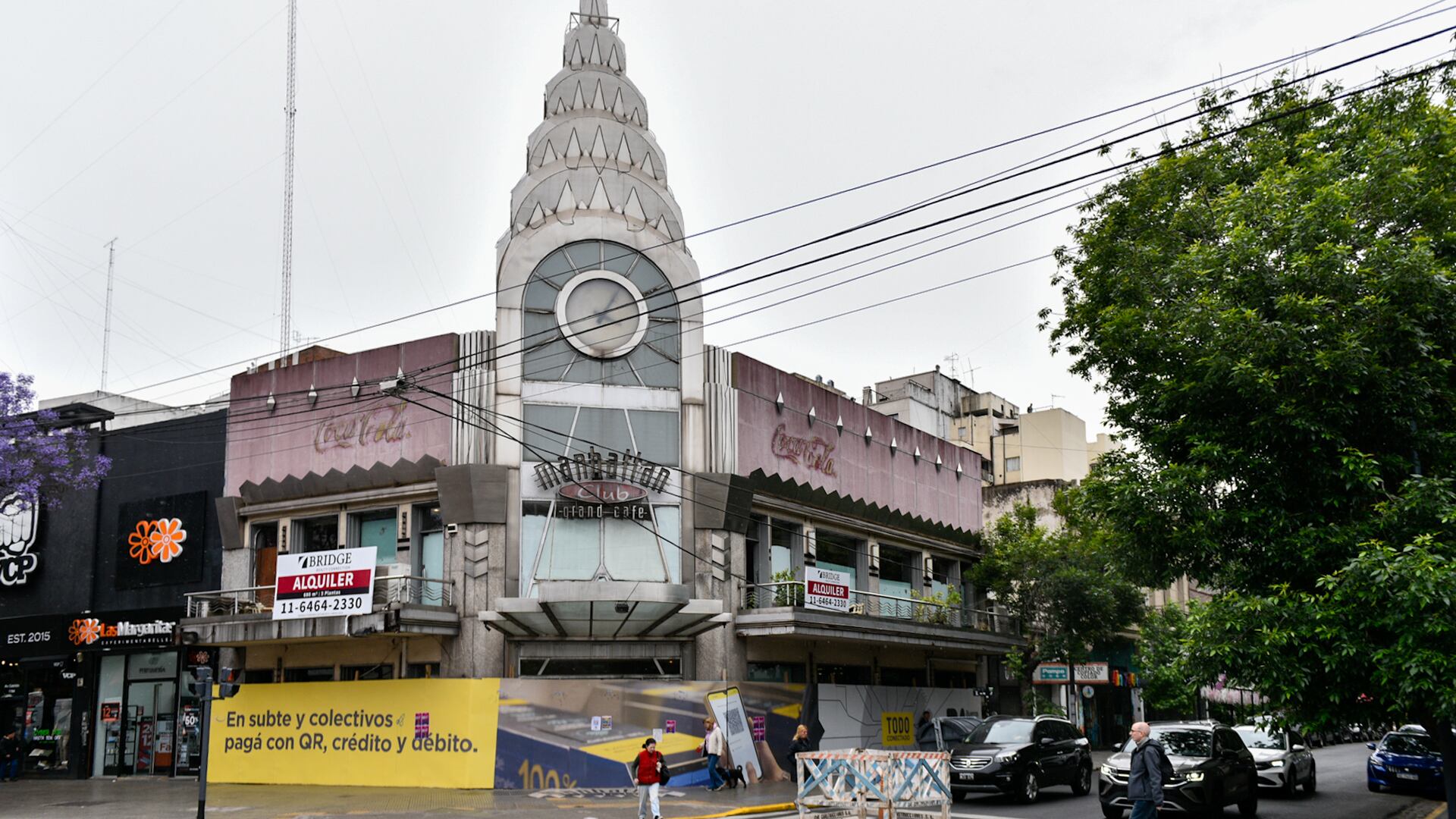 El cierre del Grand Café simboliza la desaparición de un referente arquitectónico inspirado en el edificio Chrysler de Nueva York (Adrián Escandar)