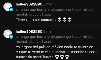 Melanie Lattanzi compartió las amenazas