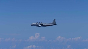 Una foto del avión espía