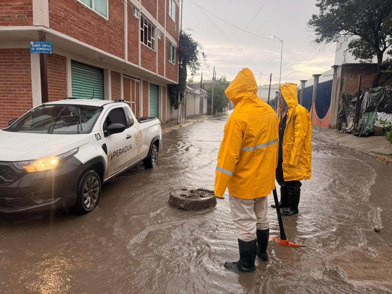 Inundación granizada Izcalli Edomex clima lluvias (Gob. C. Izcalli/FB)