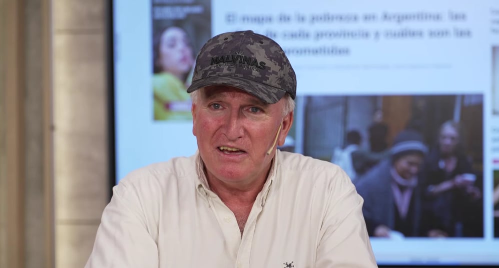 Para Carlos Di Santo, la guerra de Malvinas demostró ser una herramienta política y un negocio de las grandes potencias internacionales (Infobae en Vivo)