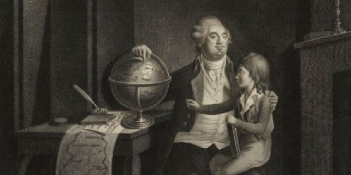 Luis XVII durante sus primeros años junto a su padre, Luis XVI (foto: Wikipedia)