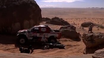 Giniel de Villiers atropelló a Carlos Zumaran