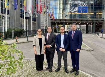Juan Sebastián Chamorro solicitó a la Unión Europea un incremento de las sanciones contra el régimen de Daniel Ortega y Rosario Murillo./ (Redes de Juan Sebastián Chamorro)