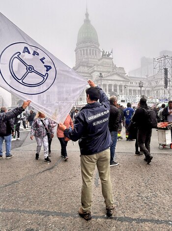 El sindicato APLA se manifiesta