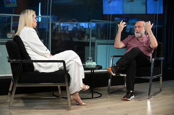 Daniel Grinbank junto a Tatiana