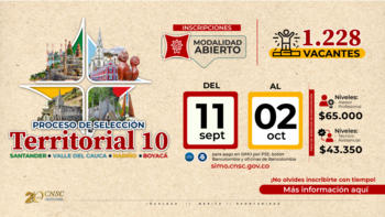 Hasta el 2 de octubre