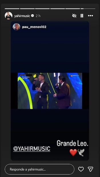 El cantante boliviano y finalista