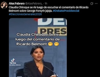 Debate presidencial 2026: los memes que arrasaron en la segunda jornada. Captura: X.