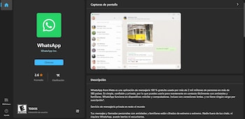 Aplicación de WhatsApp para Windows