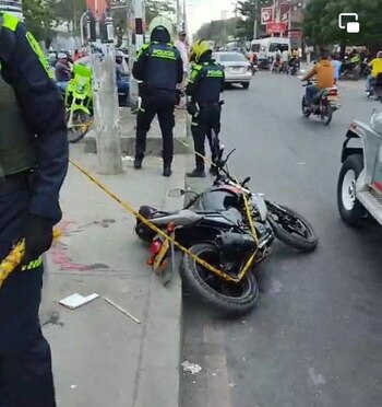 Alias el Lobo fue asesinado mientras se movilizaba en su moto - crédito redes sociales / Facebook