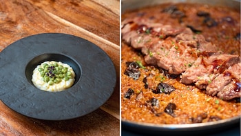 Platos de la carta del restaurante Artigi (Instagram / @restauranteartigi)