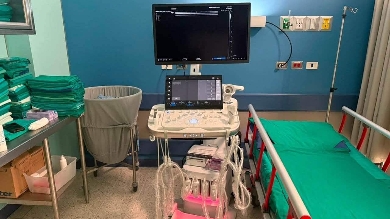 El hospital Calderón Guardia reemplaza siete ultrasonidos tradicionales por tres equipos nuevos (Foto cortesía CCSS)