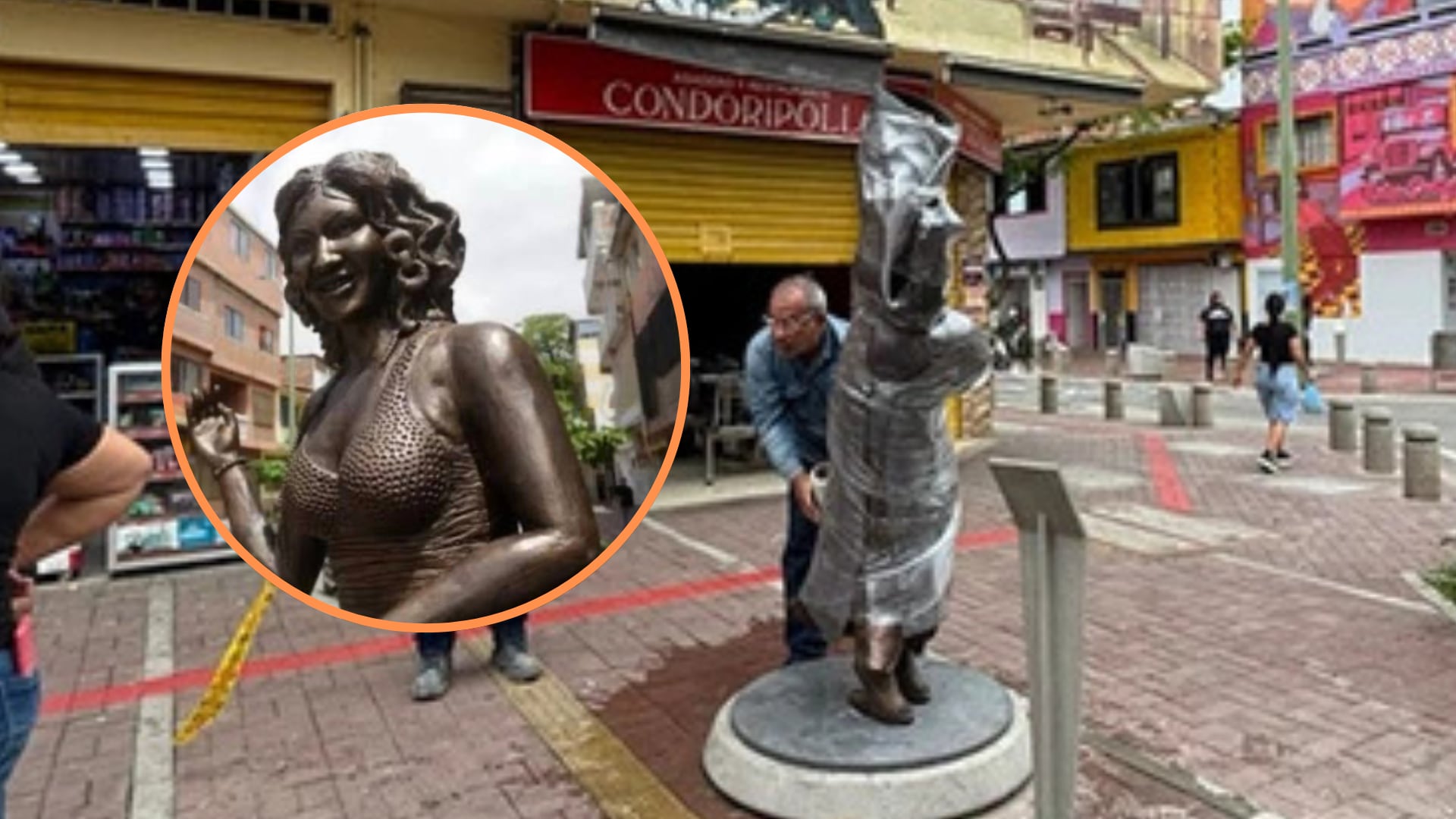 Retiraron escultura de Celia Cruz en Cali por críticas de los ciudadanos que aseguraron que quedó fea: “Reemplace el adefesio”