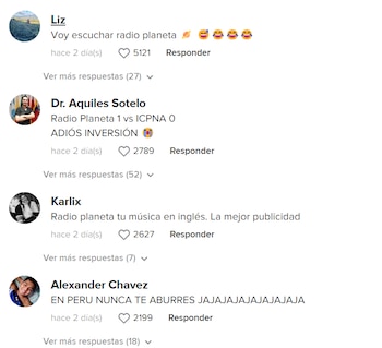 Usuarios reaccionan a video del programa Andrea. (TikTok)